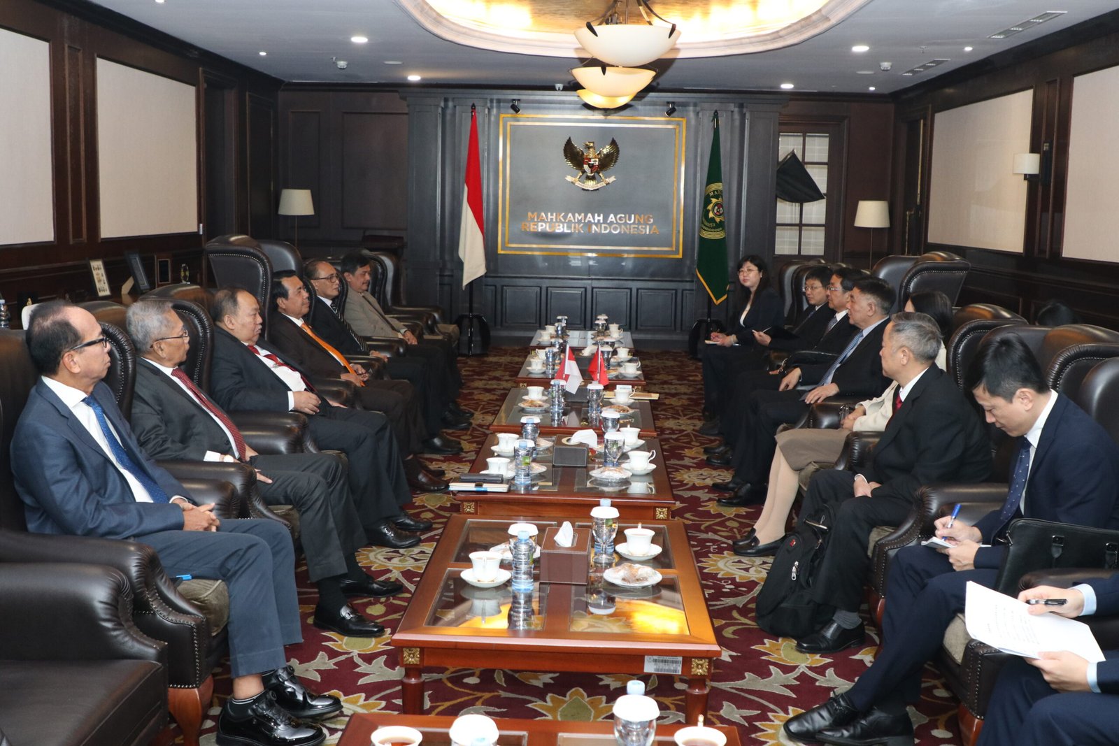 Bahas HKI, Mahkamah Agung China Kunjungi MA Indonesia