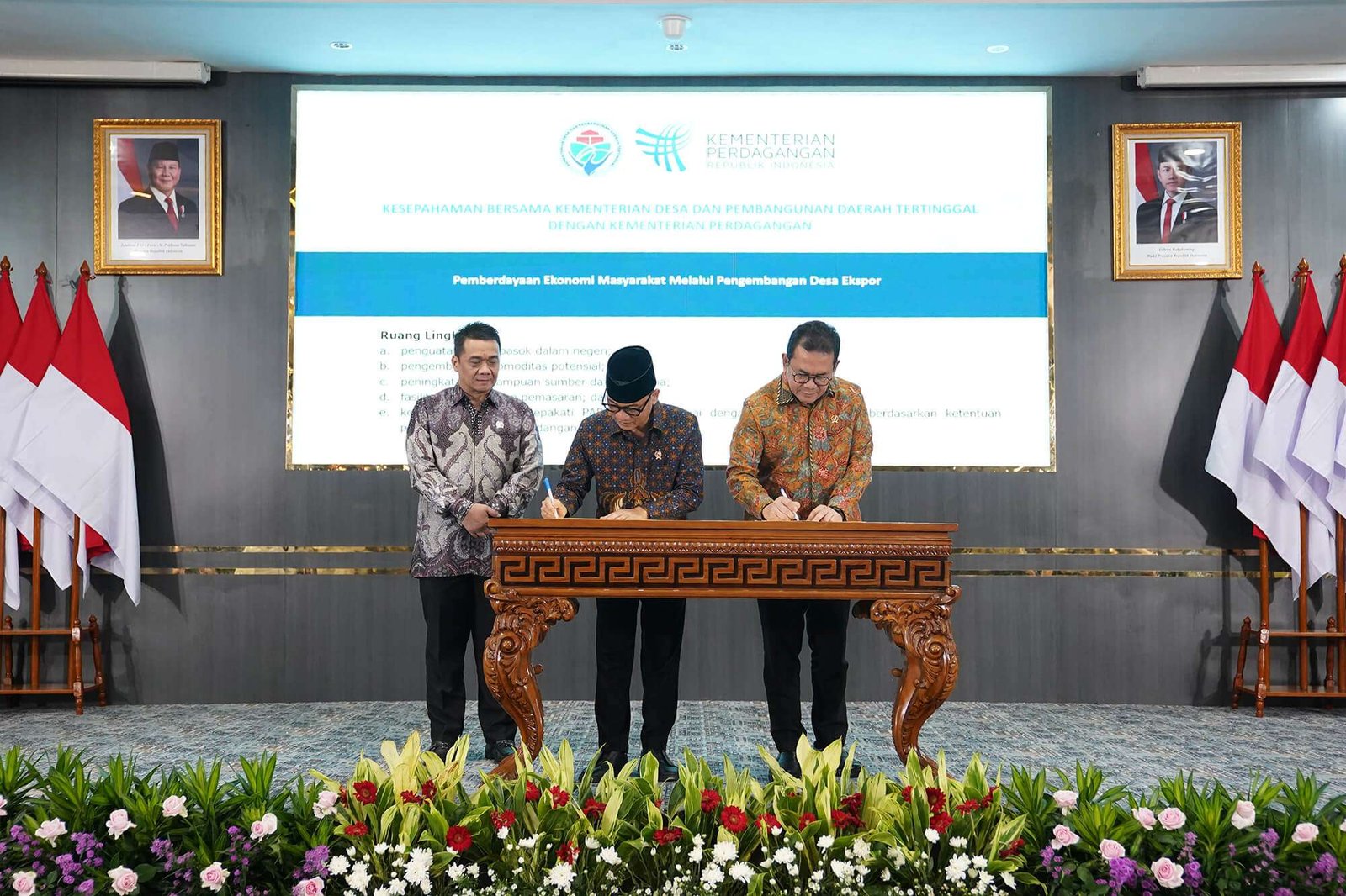 Kemendag dan Kemendes PDT Bersinergi Kembangkan Desa Ekspor, Dorong Pemerataan Ekonomi