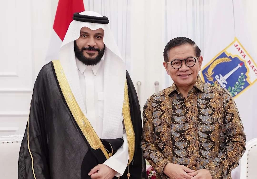 Gubernur Pramono Sambut Hangat Imam Masjidil Haram Syekh Abdurrahman Al-Ausy