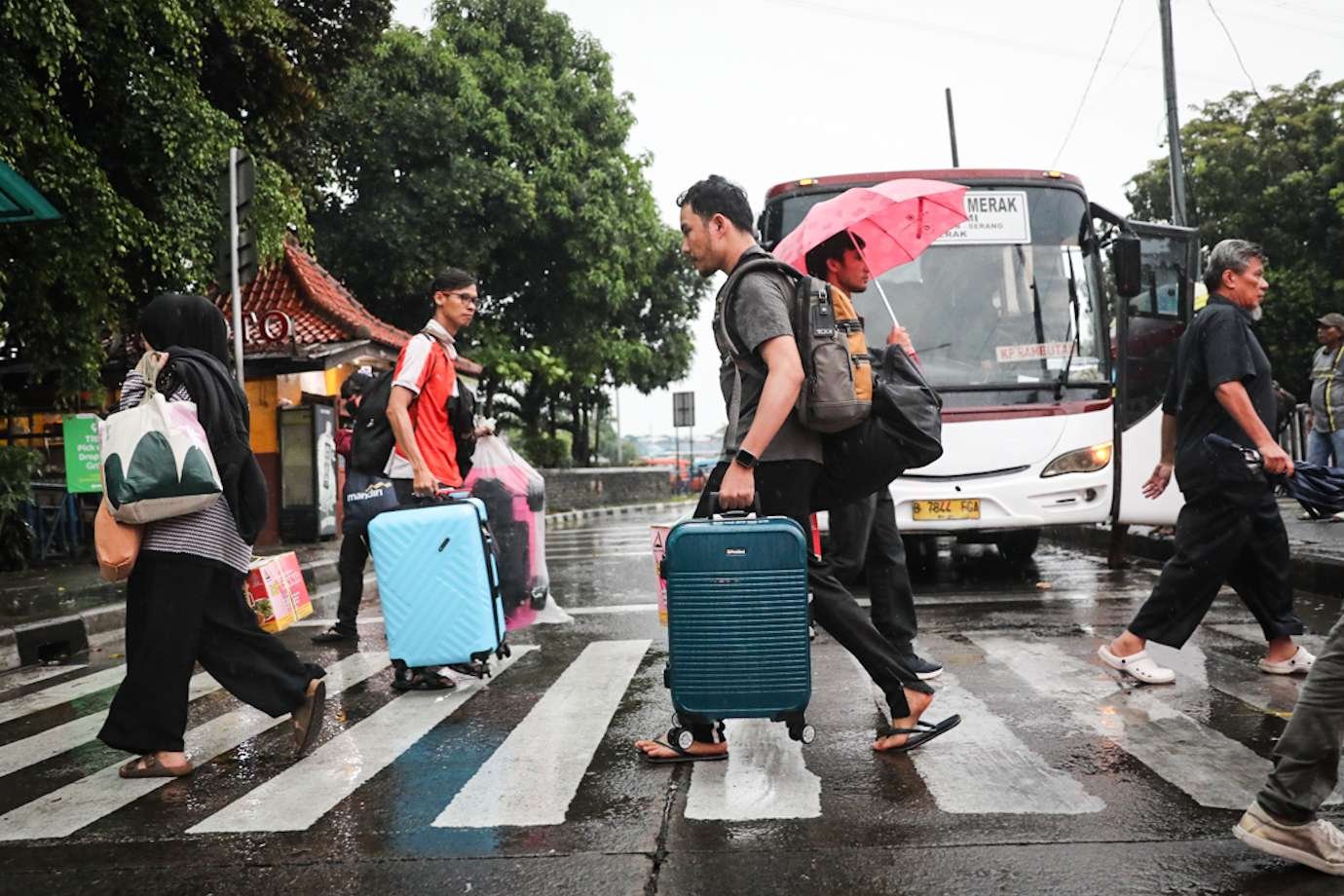 Arus Balik di Terminal Kampung Rambutan Mulai Meningkat Pasca Libur Lebaran