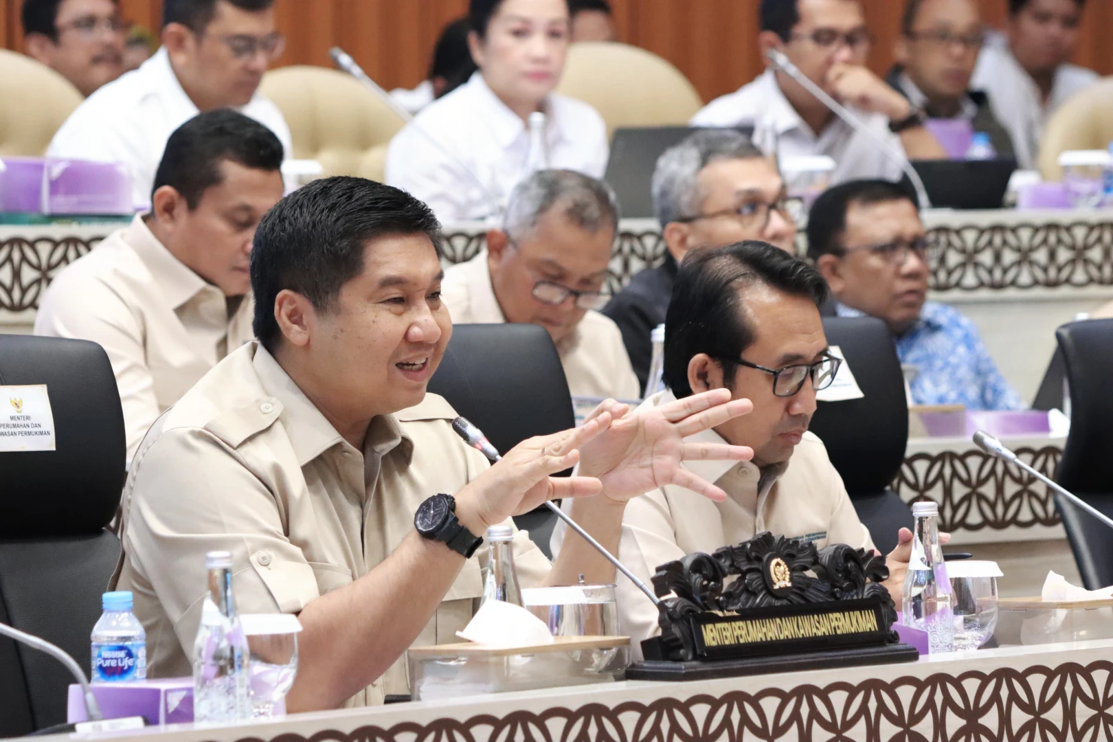 Di Hadapan DPR, Maruarar Sirait Paparkan Peta Jalan 3 Juta Rumah