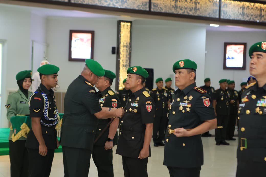 Kodam VI/Mulawarman Sambut Pejabat Baru, Lepas dengan Kehangatan