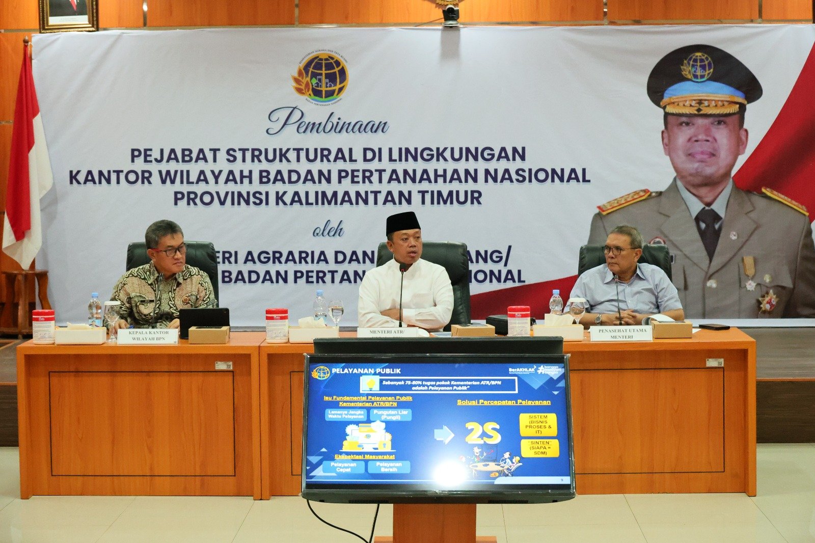 Menteri ATR/BPN Nusron Wahid Tekankan Transformasi Digital dan Penguatan SDM di Lingkungan Kanwil BPN Provinsi Kaltim